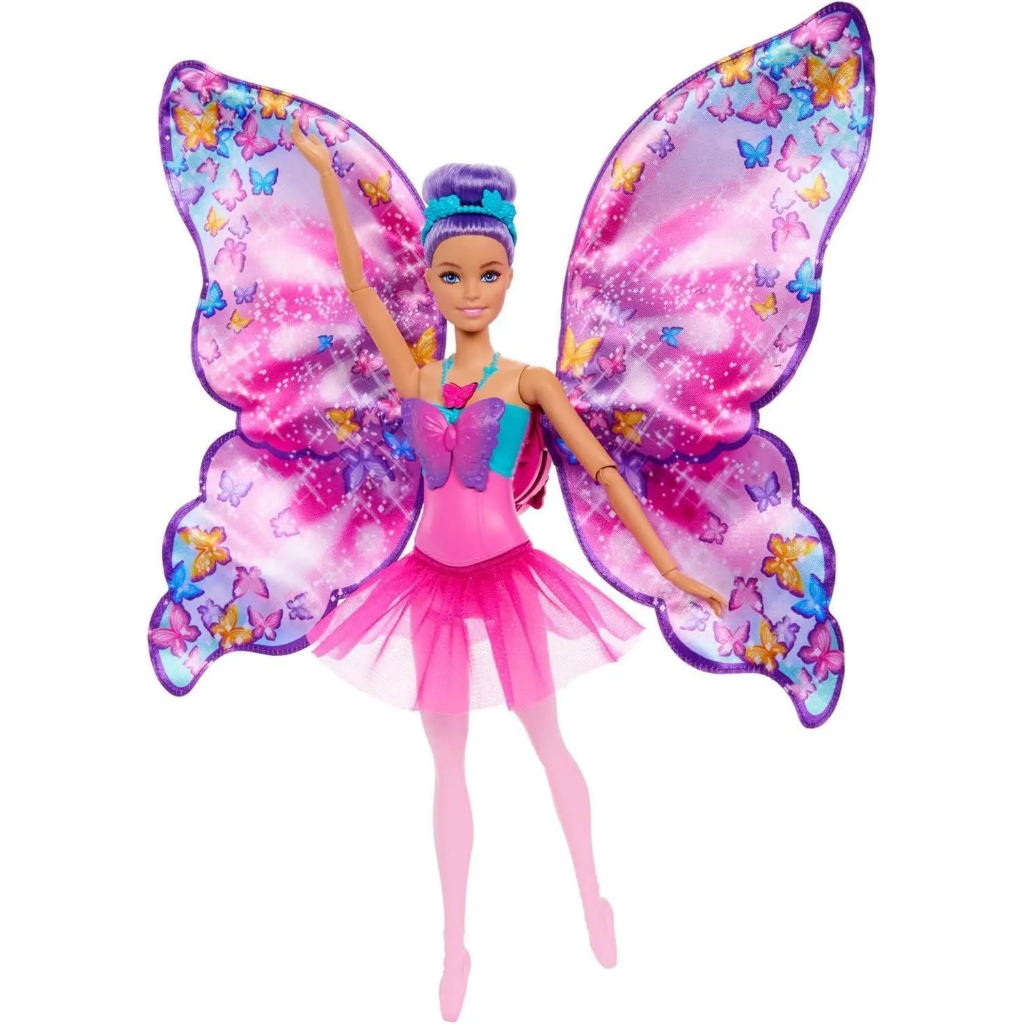 Boneca Barbie Bailarina e Borboleta Transformação 2 em 1 -  Mattel