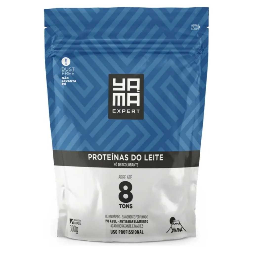 Pó descolorante Yama Expert 300g – Proteina do leite clareia até 8 tons com hidratação e ação anti-amarelamento