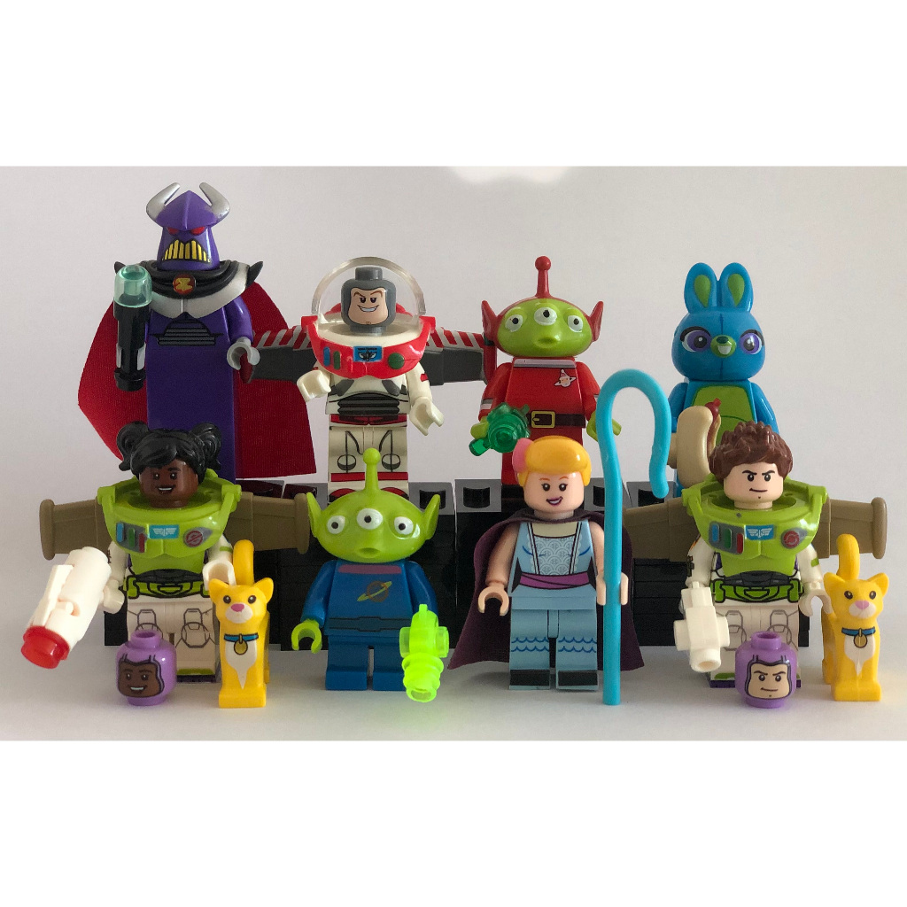 Minifigura Boneco Woody Sandy Rex Buzz Toy Story