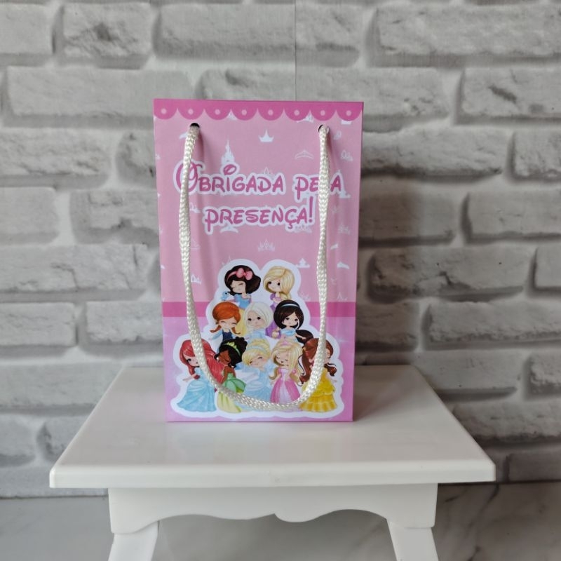 ENVIO RAPIDO Kit 10~30 Sacolinhas Surpresa Personalizada Princesas Cute Lembrancinhas Mimo infantil Aniversário