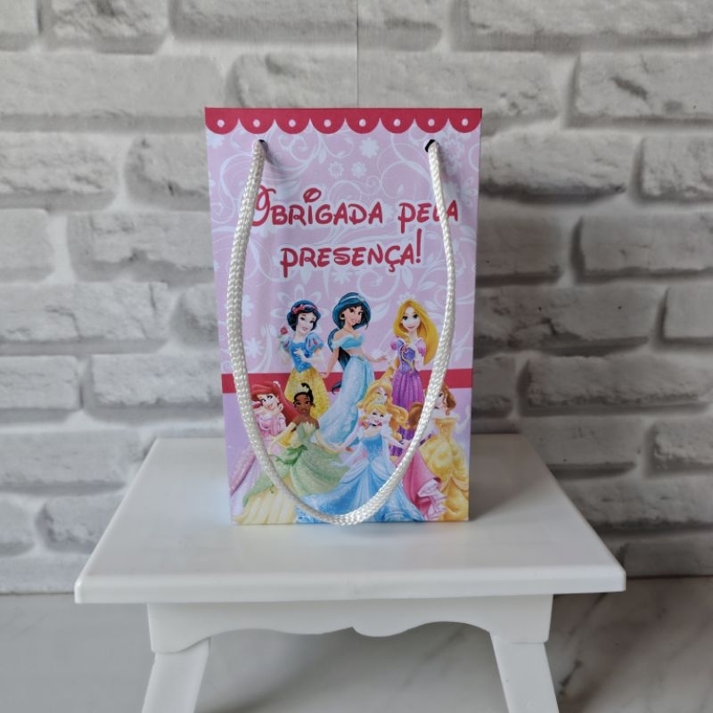 ENVIO RAPIDO Kit 10~30 Sacolinhas Surpresa Personalizada Princesas Lembrancinhas Mimo infantil Aniversário