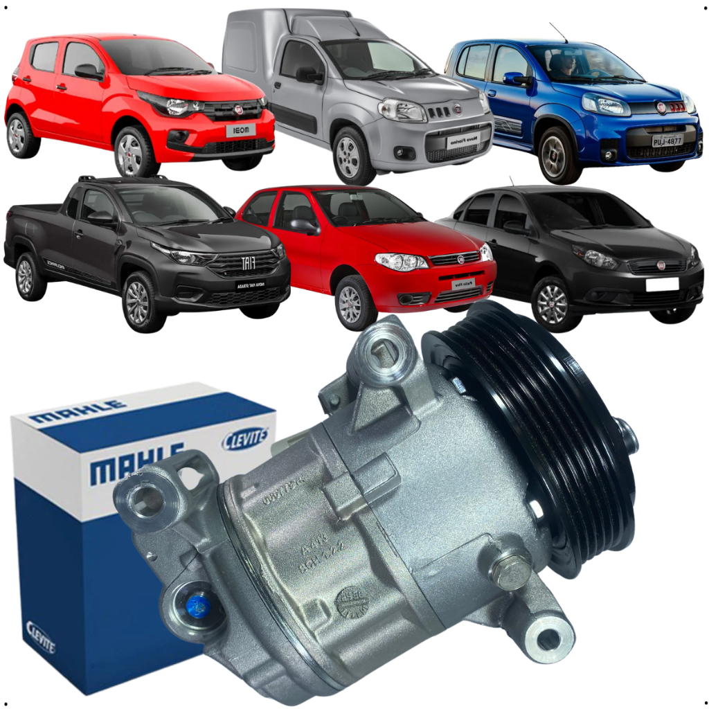 Compressor Ar Condicionado Palio Siena Strada Uno Fiorino em Oferta na Shopee