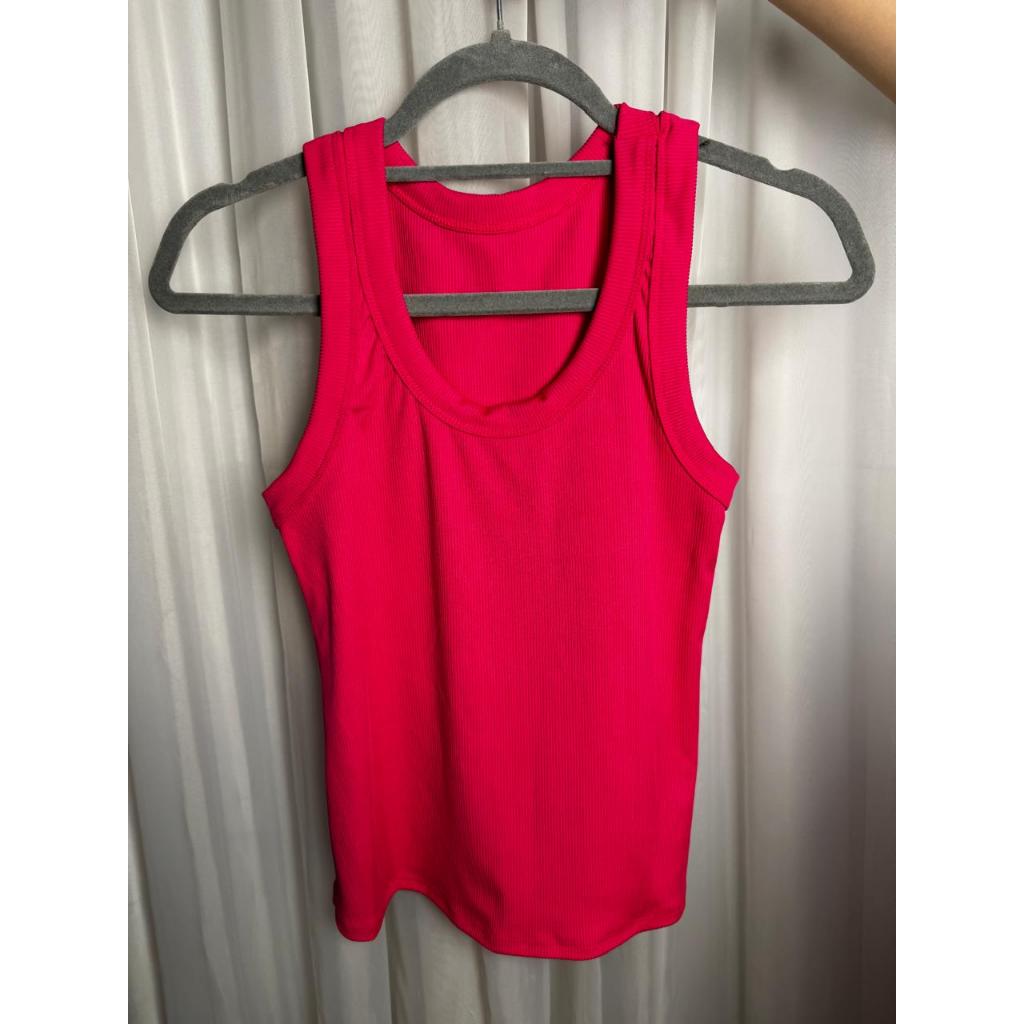 Regata Feminina Canelada com Elastano Gola Redonda