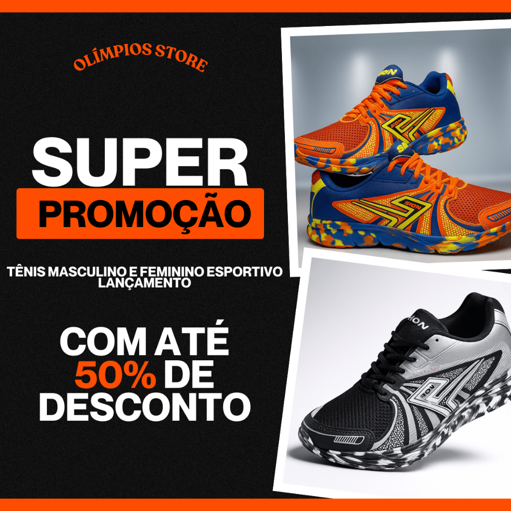 Tênis feminino e masculino esportivo academia treino corrida leve confortável  resistente sola  Eva