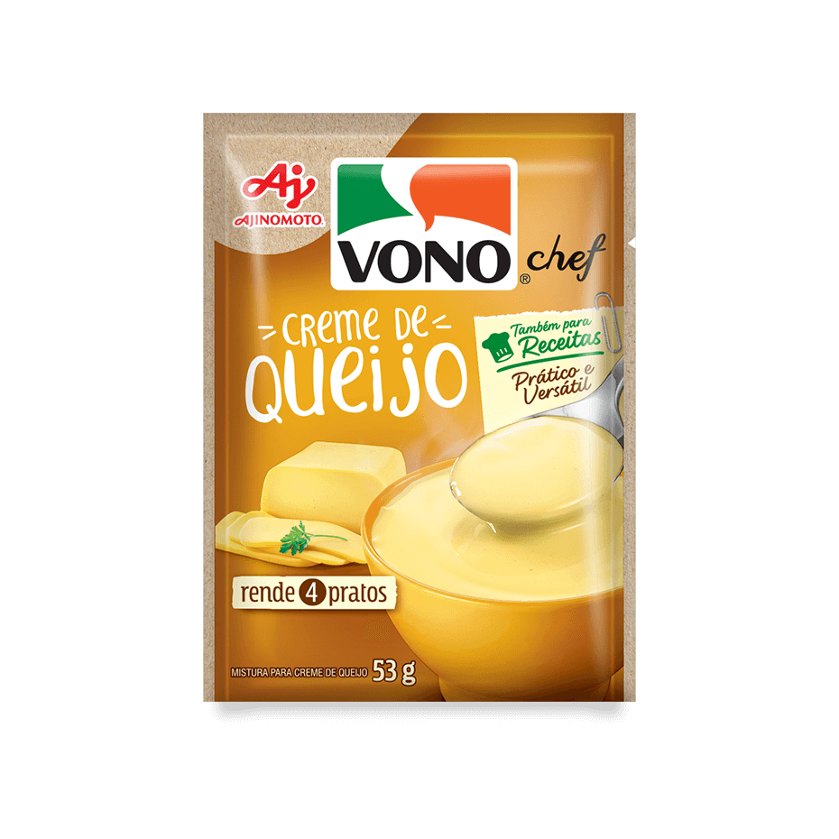 3 Creme de Queijo Chef Vono - Ajinomoto