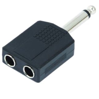 Duplicador Adaptador P10 Mono Mesa Fone Microfone Guitarra Violao Teclado em Oferta na Shopee