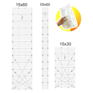 Kit 3 Régua Patchwork Flexíveis 15x60 + 15x30 + 5x60 Costura papelaria scrapbook costura papelaria em Oferta na Shopee