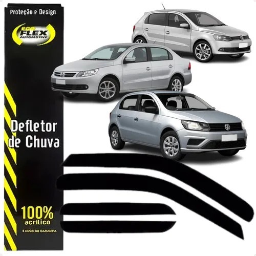Calha de Chuva GOL e VOYAGE G5/G6/G7 2008 até 2023 4Portas em Oferta na Shopee