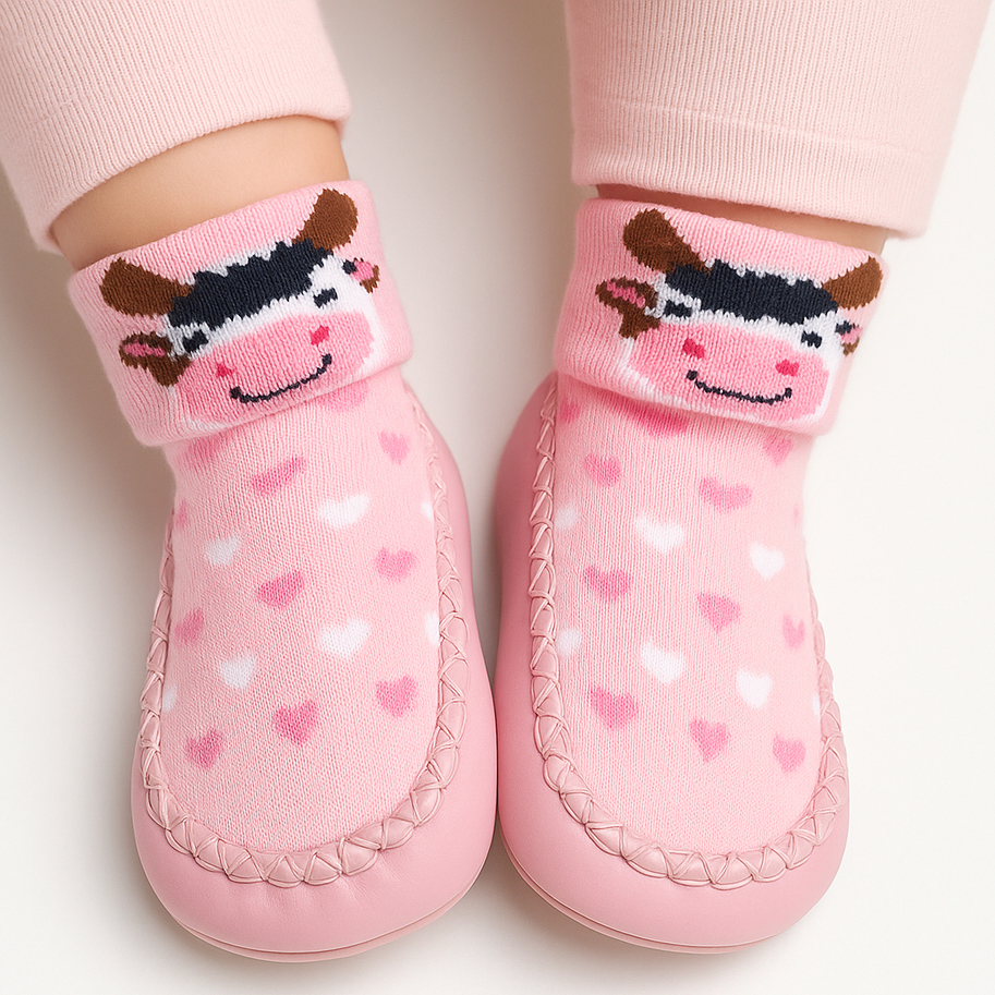 Kit Pares Meia Sapatinho com Sola Antiderrapante Menina Bebê Primeiros Passos em Oferta na Shopee