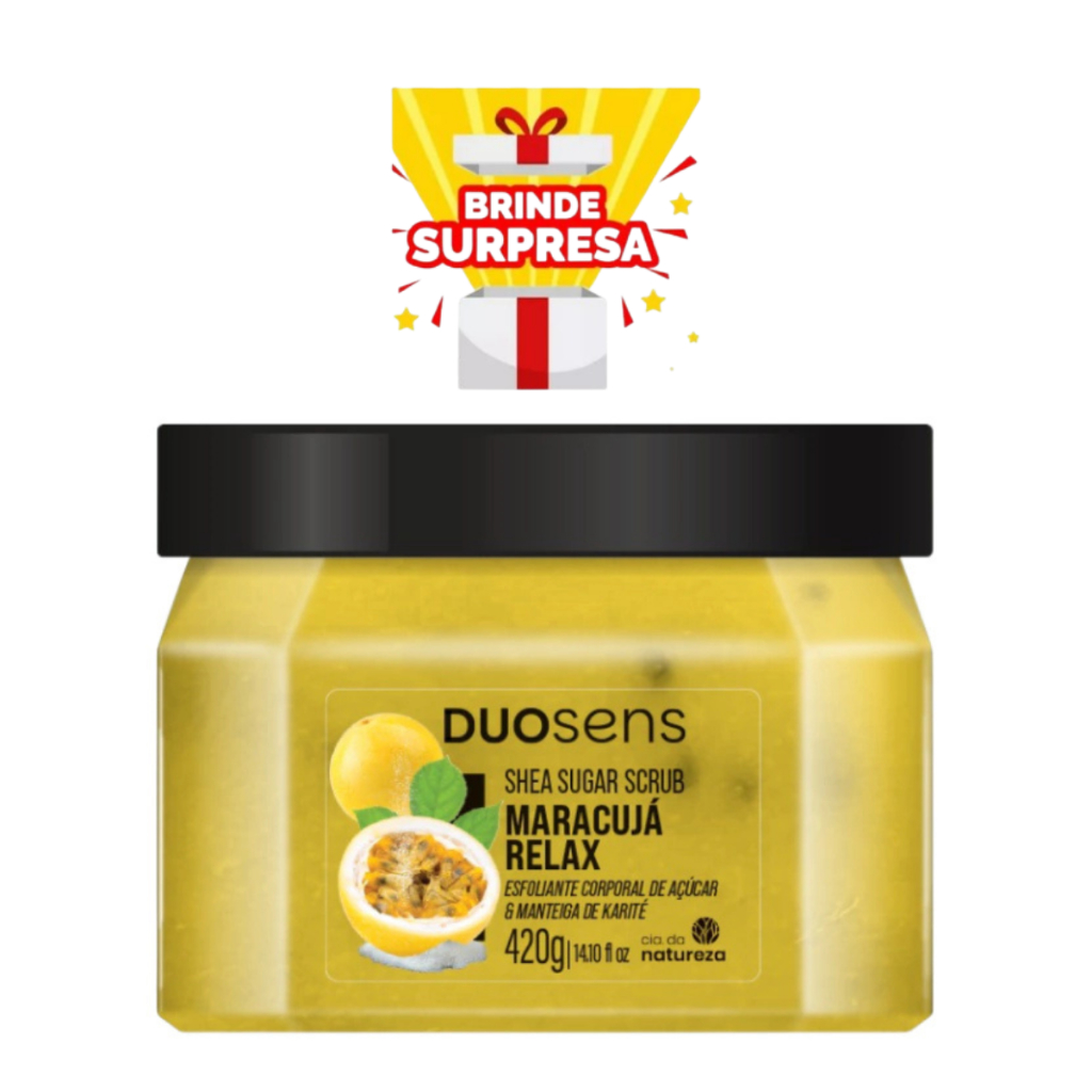 Cia da Natureza Esfoliante DuoSens Maracujá Relax 420g