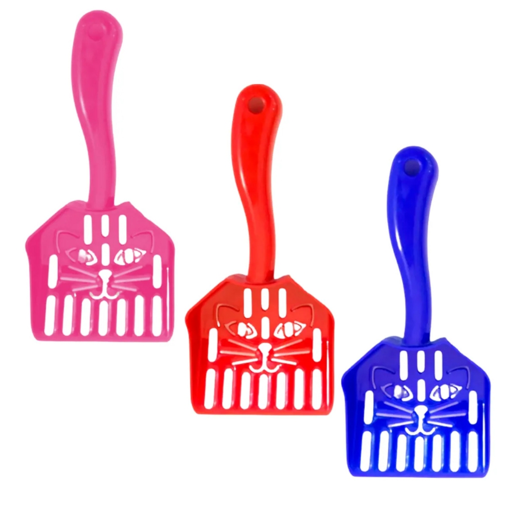 Pá Higiênica Limpar Areia Gatos Peneira Coletora Pet Toys