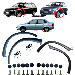 Moldura Vão De Roda Dianteira E Traseira Moldura Paralama Corsa Wagon Classic 1994 A 2010 em Oferta na Shopee