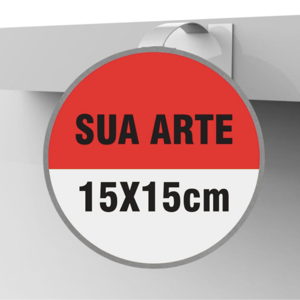 Kit Display wobblers 500 Unidades Expositor Comercio Loja Personalizado Logo