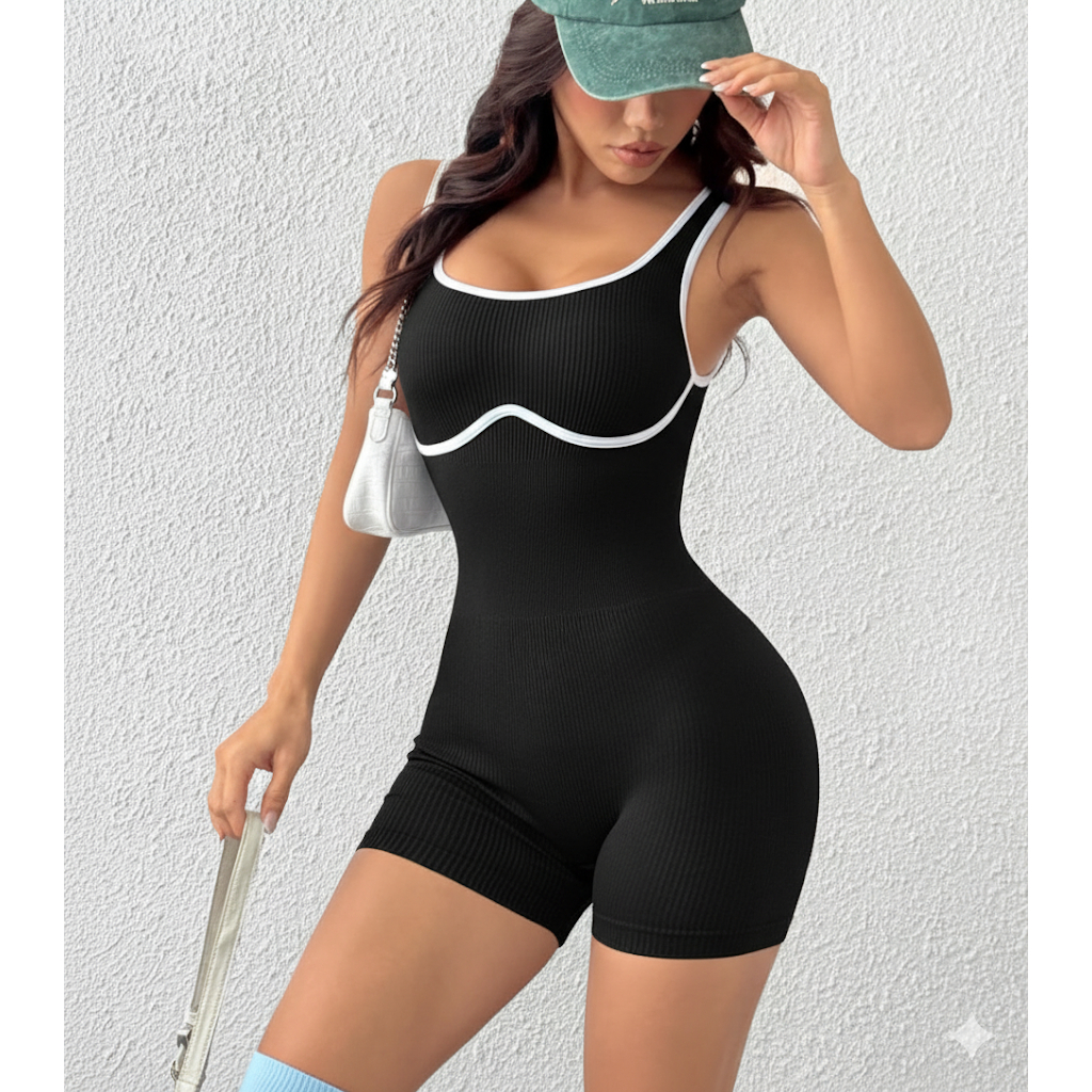 Macaquinho Fitness Feminino – Conforto, Estilo e Performance