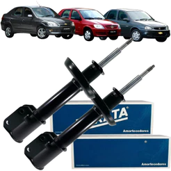 Par Amortecedor Dianteiro Nakata GM Celta Corsa Wagon Prisma Classic 1.0 8v 1.4 8v 1.6 8v 1.8 8v
