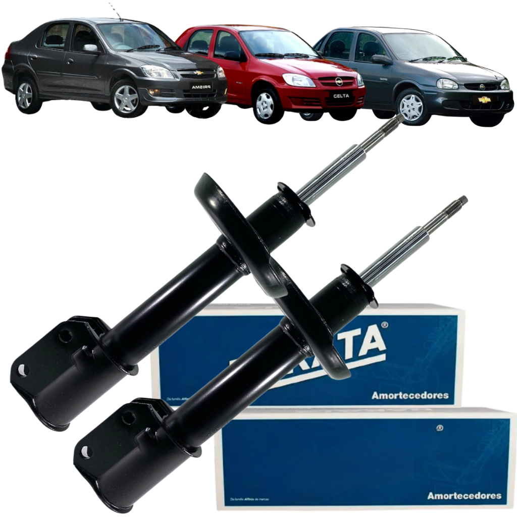 Par Amortecedor Dianteiro Nakata Gm Celta Corsa Wagon Prisma Classic