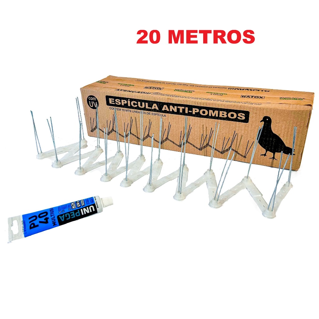 Espicula Anti Pombos 20 metros lineares