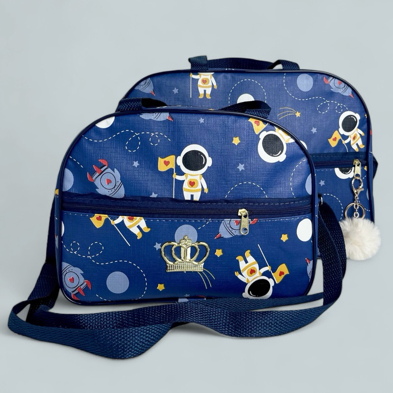 Kit Mala Bolsa Maternidade Menino 2 Peças – Prática & Elegante Bebê — R$ 59,99 em Shopee