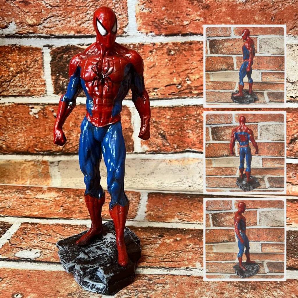 Spider Man Homem Aranha Marvel Boneco Colecionável em Resina