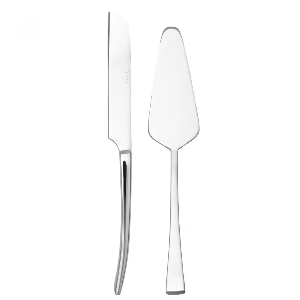 2 Peças para Bolo Berna Aço Inox Espátula e Faca para Bolo Wolff em Oferta na Shopee