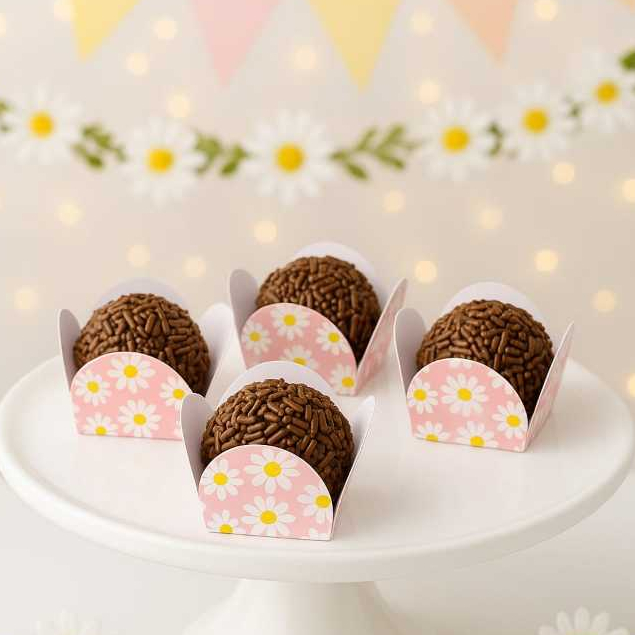 KIT FORMINHAS PARA DOCES PERSONALIZADAS- FAZEMOS QUALQUER TEMA-FORMINHA 4 PETALAS-FORMINHA BRIGADEIRO-FESTA-ANIVERSARIO