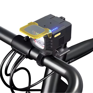 Farol Bike Q4 50w Lente Amarela Controle Sem Fio Encaixe Lanterna Bicicleta Recarregável 4 Leds em Oferta na Shopee