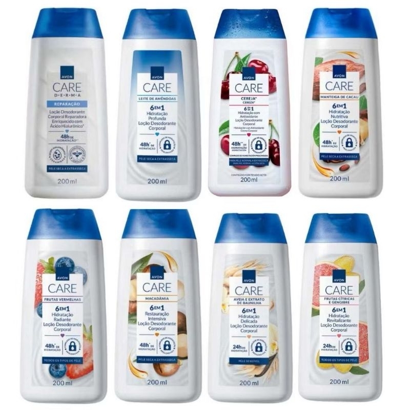 Hidratante Corporal Loção Corporal 6 em 1 Avon Care 200ml em Oferta na Shopee
