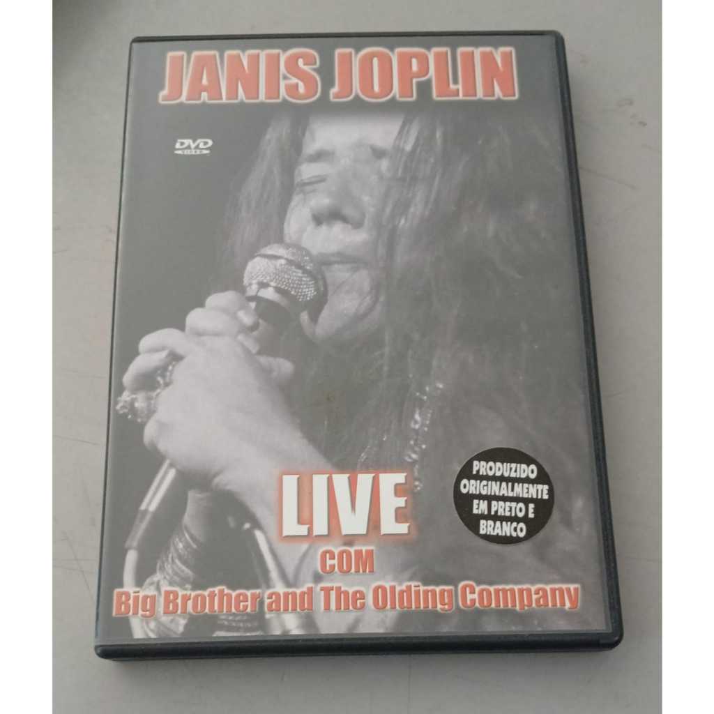 DVD - Janis Joplin: Live com Big Brother and the olding COmpany