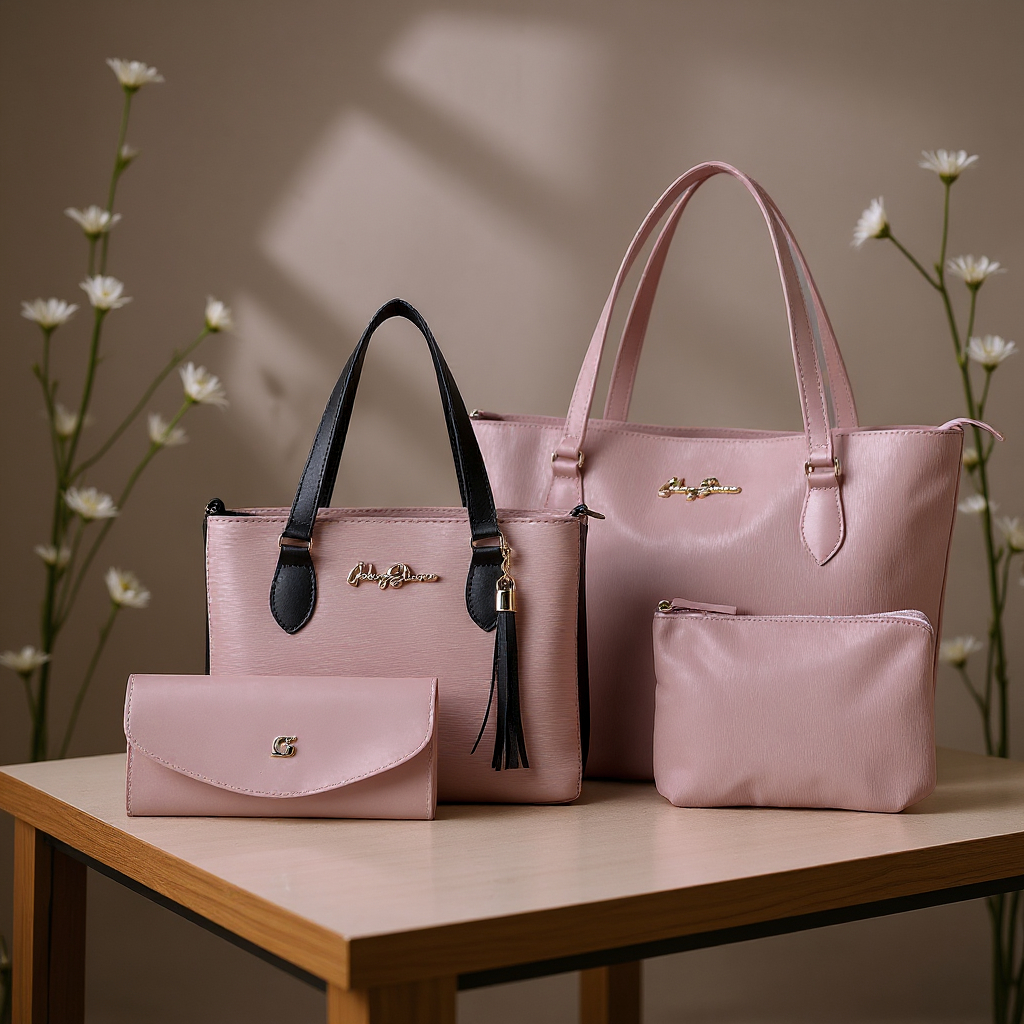 Kit 4 Bolsas Anjik, bolsas Elegantes, Kit completo Bolsa Anjik Média+Carteira+Sacola Anjik+Necessaire Gaby Show!! em Oferta na Shopee