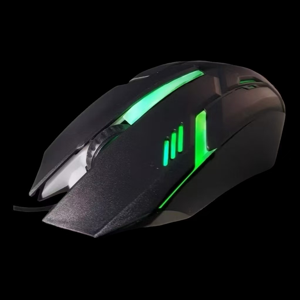 🎮 Mouse Óptico  Gamer RGB LED  USB 2400 DPI Com Fio ELETRO EL-2110