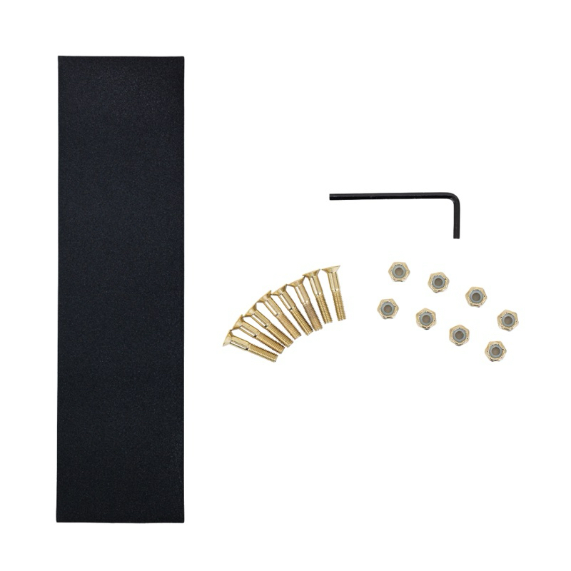 Lixa Skate Street Boss + Parafuso de Base Black Sheep Importado com Chave Allen Porca 10mm