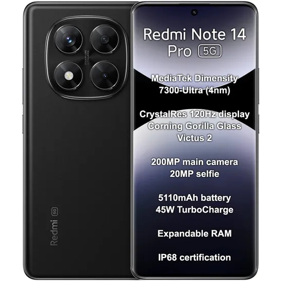 Xiaomi Redmi Note 14 Pro Dual Chip 256GB 5G - RAM 8GB Global
