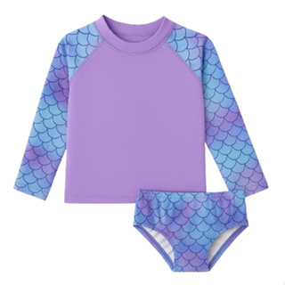 Conjunto Infantil Camiseta + Biquini Menina Bebe Com Proteção UV50 Praia Piscina em Oferta na Shopee
