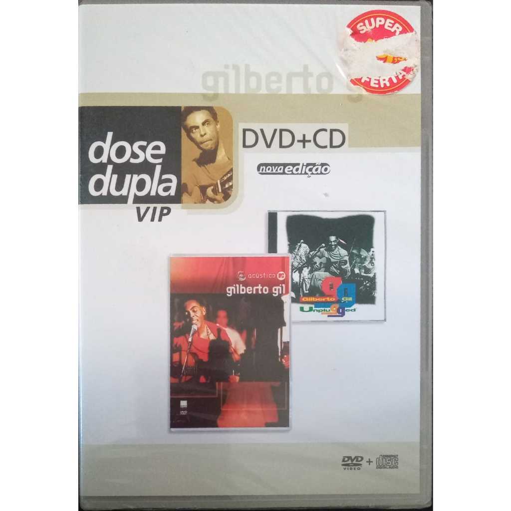 Cd+Dvd - Dose Dupla - Gilberto Gil - Acústico - Ano 2006 - Lacrado