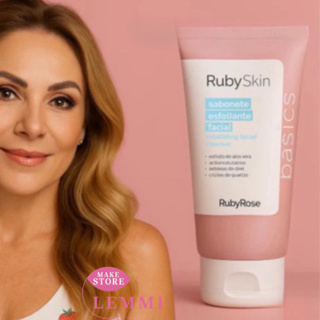 Sabonete Esfoliante Facial Ruby Skin Hbs3400 Ruby Rose 80g em Oferta na Shopee