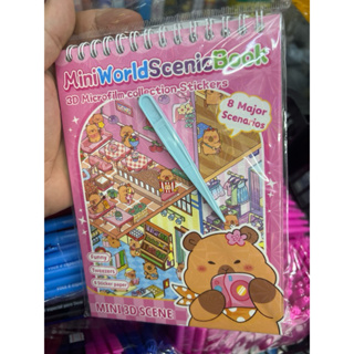 1 Caderno Adesivos 3D Interativo – 8 Cenários para Montar + Pinça Inclusa | Livro Decorativo DIY Kawaii Fofo em Oferta na Shopee