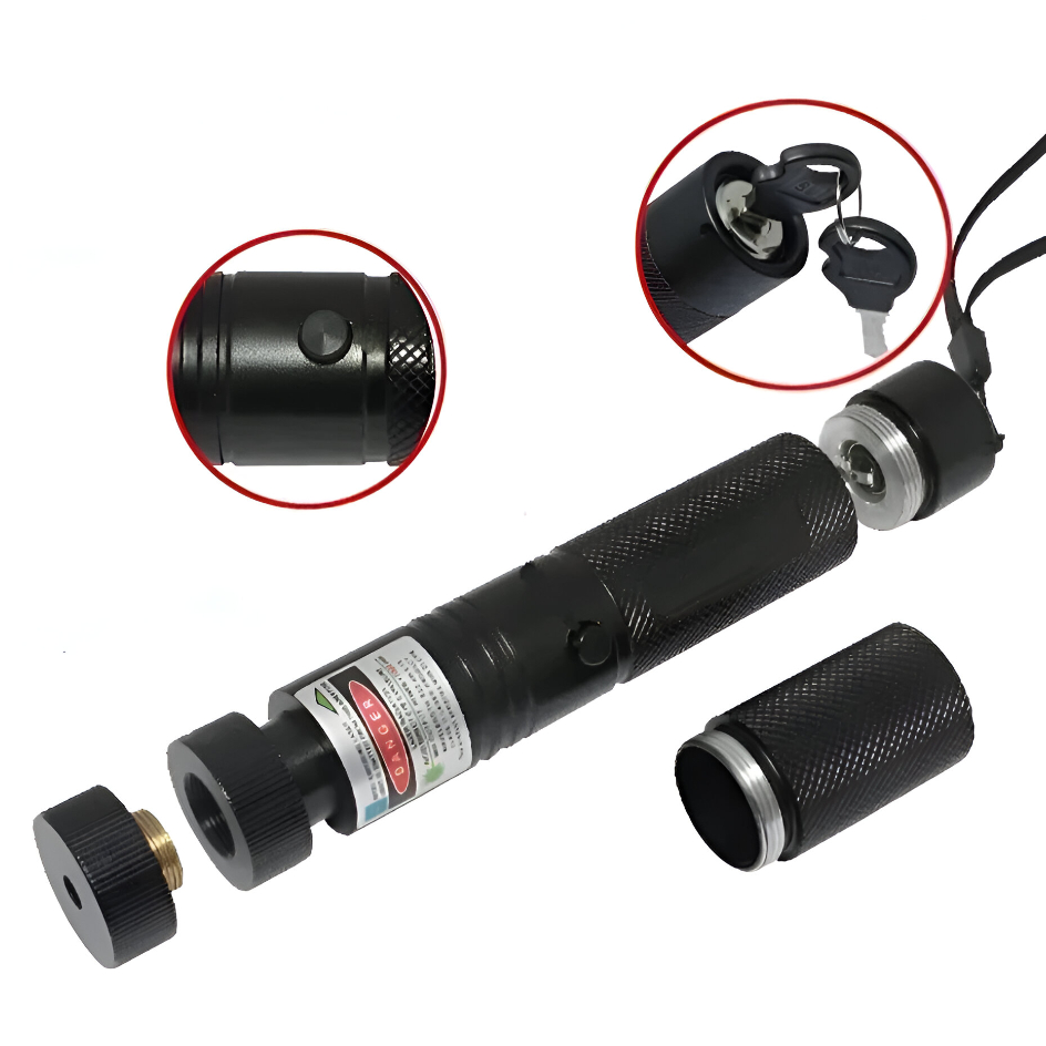 Laser Pointer 303 Laser Longa Distância Caneta Indicadora Vermelha Removivel Casa Lanterna Verde