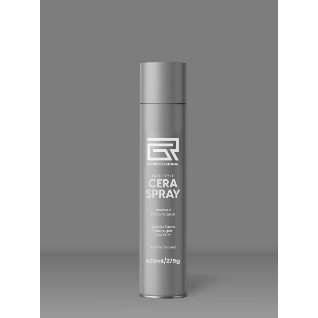 Cera Spray 420ml Tec Style Rafael Gasparim RG Professional **NOVA EMBALAGEM** em Oferta na Shopee
