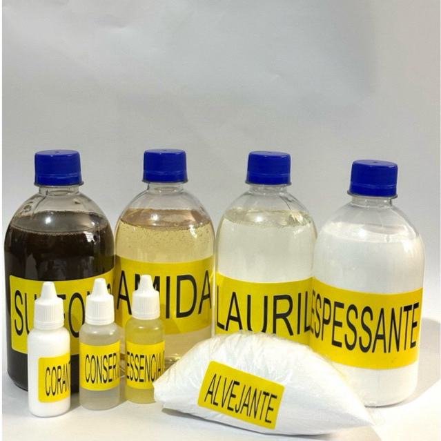 KIT PARA FABRICAÇÃO SABÃO LÍQUIDO COCO -50L em Oferta na Shopee