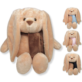 Coelho Pelúcia Com Cachecol 40cm Decoração Antialérgico Macio Presente em Oferta na Shopee