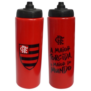 Squeeze Automatico Plastico Garrafa Flamengo 800ml Oficial Jogador Rubro Negro em Oferta na Shopee