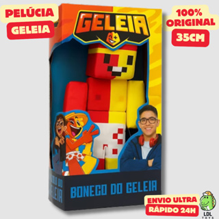 Boneco de Pelúcia Geléia 35cm Gamer Youtuber Cosmo Kids Original em Oferta na Shopee