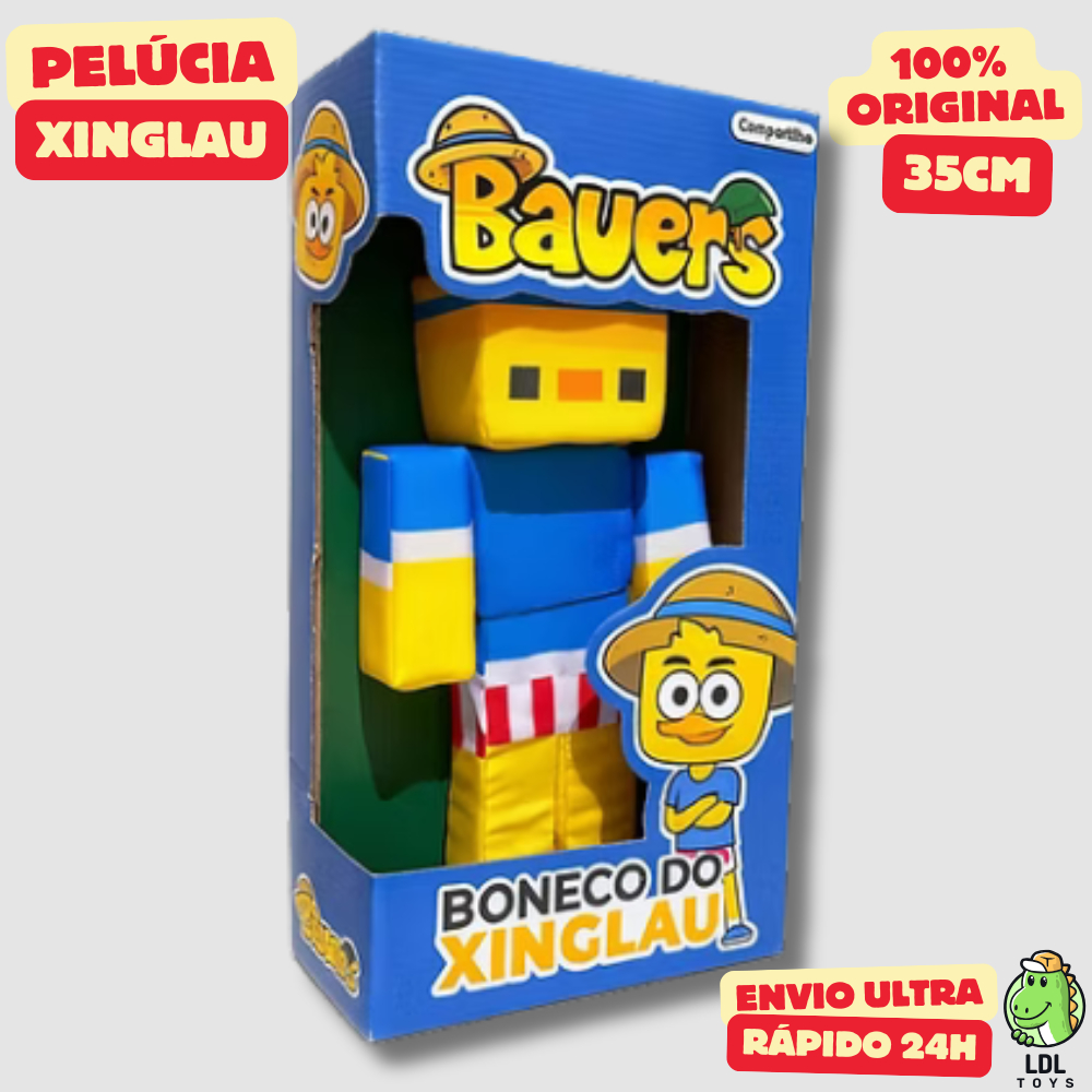 Boneco de Pelúcia Xinglau 35cm Gamer Youtuber Cosmo Kids Original em Oferta na Shopee