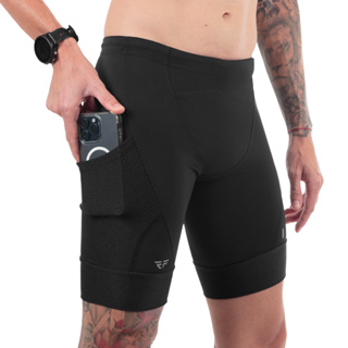 Bermuda Compressão Corrida Pro Racing C/ Bolso Carbon Elite em Oferta na Shopee