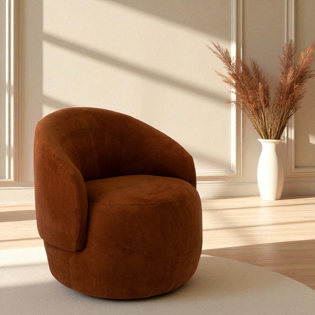 Poltrona Decorativa Colli Sala de Estar Decoração Recepção Living Orgânico
