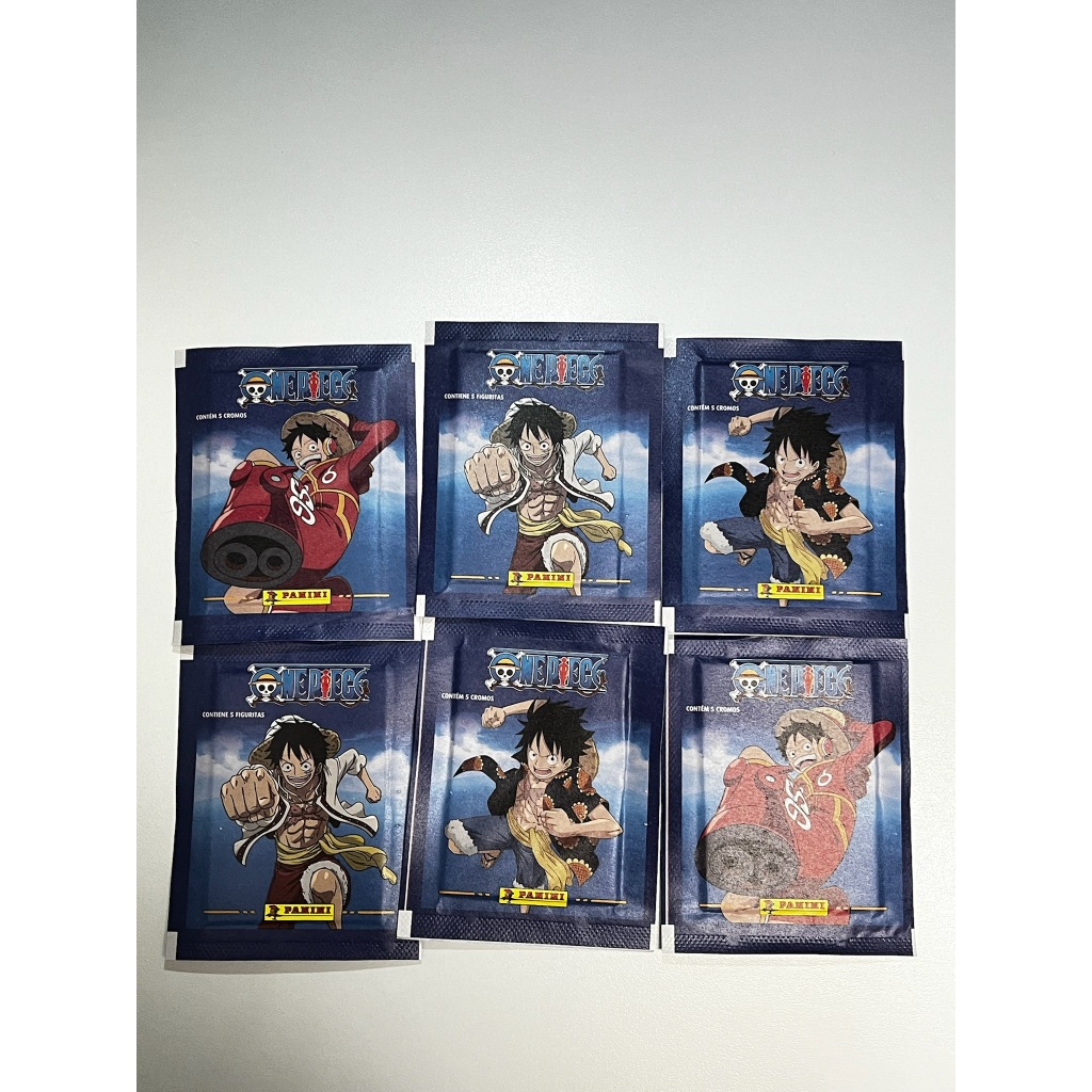 One Piece Egghead 2025 - Contém 6 Envelopes (30 Figurinhas) - Novo