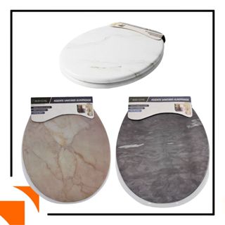 Assento Sanitário Almofadado PREMIUM Tampa Estampa Marmorizado Banheiro em Oferta na Shopee