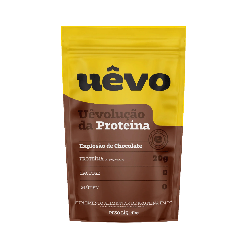 ALBUMINA CHOCOLATE UÊVO 1KG - NATUROVOS