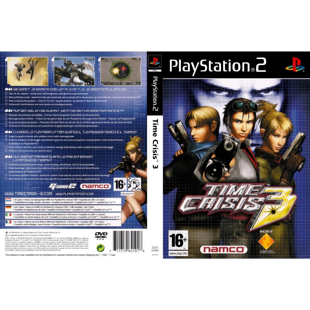 Jogo Time Crisis 3 - PS2 - Playstation - Desbloqueado