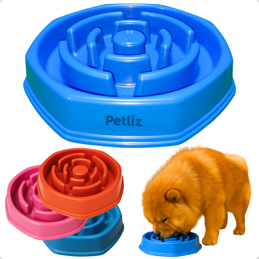 Comedouro Lento Educador Adestrador Labirinto Interativo de Plástico para Cães Cachorro Cores em Oferta na Shopee